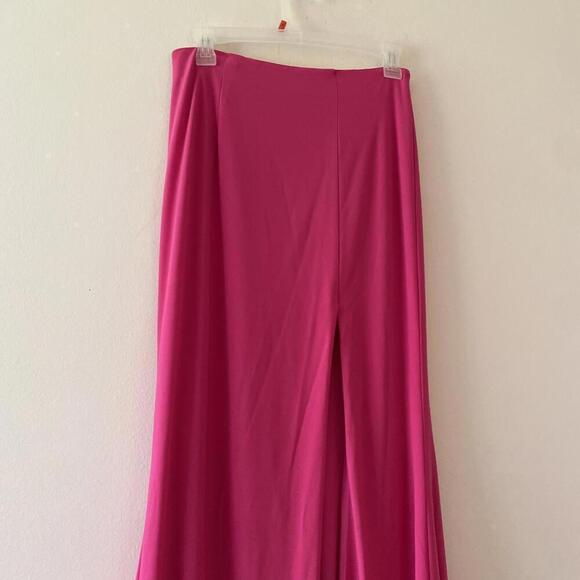 SHERRI HILL hot pink two piece maxi prom dress - Picture 5 of 8